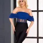 کراپ دکلته قایقی مجلسی کد ۶۶۸